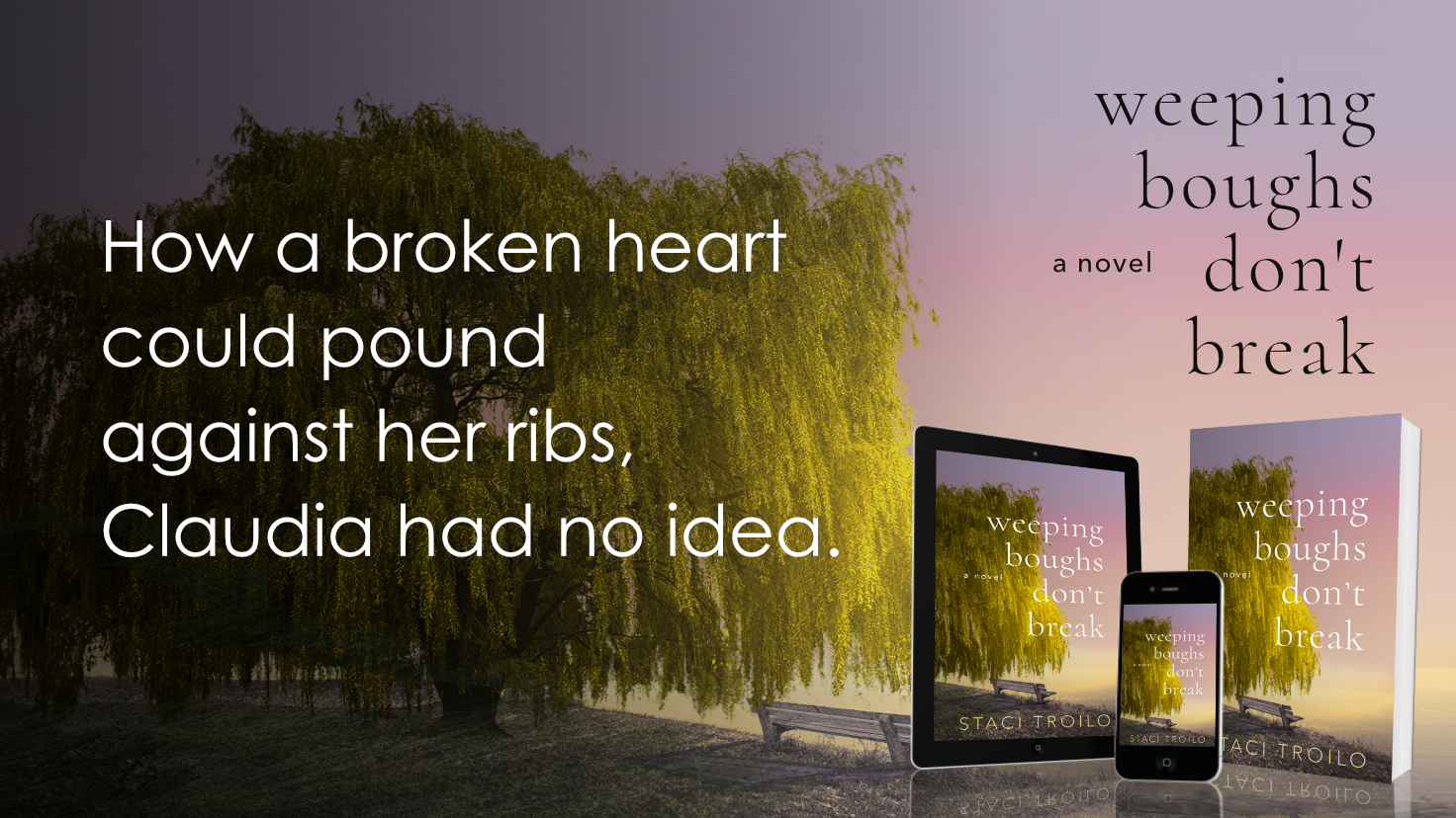 How a broken heart could pound against her ribs, Claudia had no idea.